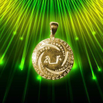 Амулет Талисман Денежный Щит серебро+позолота ЮРВ-26-з