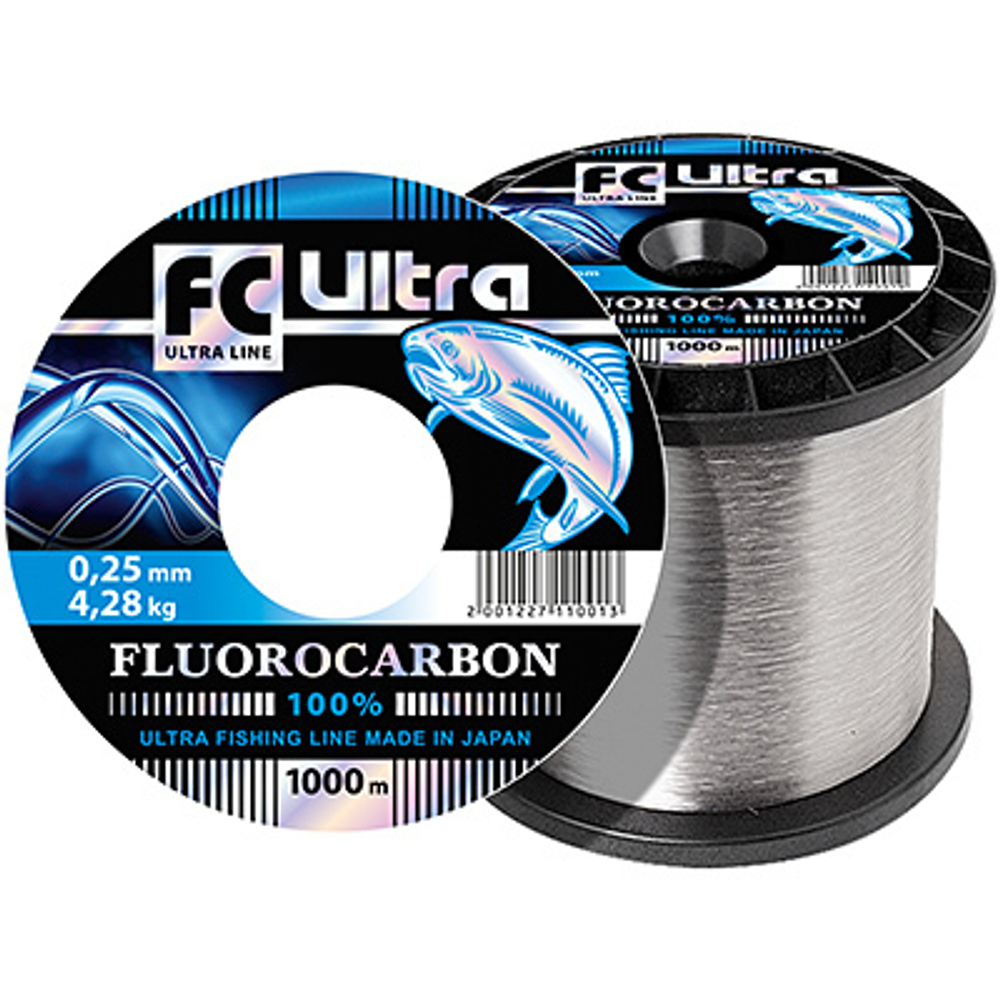 Леска для рыбалки FC Ultra Fluorocarbon 100% 0,30mm 30m
