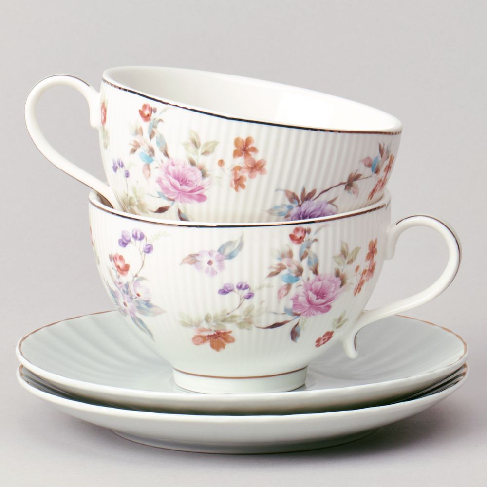 ЧАЙНЫЙ НАБОР LEFARD "ВРЕМЕНА ГОДА" НА 2 ПЕР. 4 ПР. 250 МЛ ГОЛУБОЙ