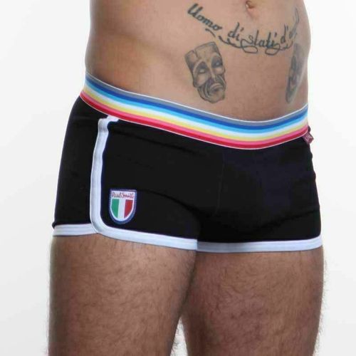 Мужские трусы хипсы черные Paul Smith Trunk Black