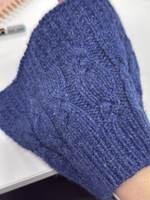 Пряжа Mongolia Cashmere 26/2 (100% кашемир) 1300 м/100 гр, синий меланж