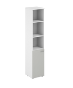 Шкаф узкий полуоткрытый SG.832.WH.SH СИГМА (SIGMA)