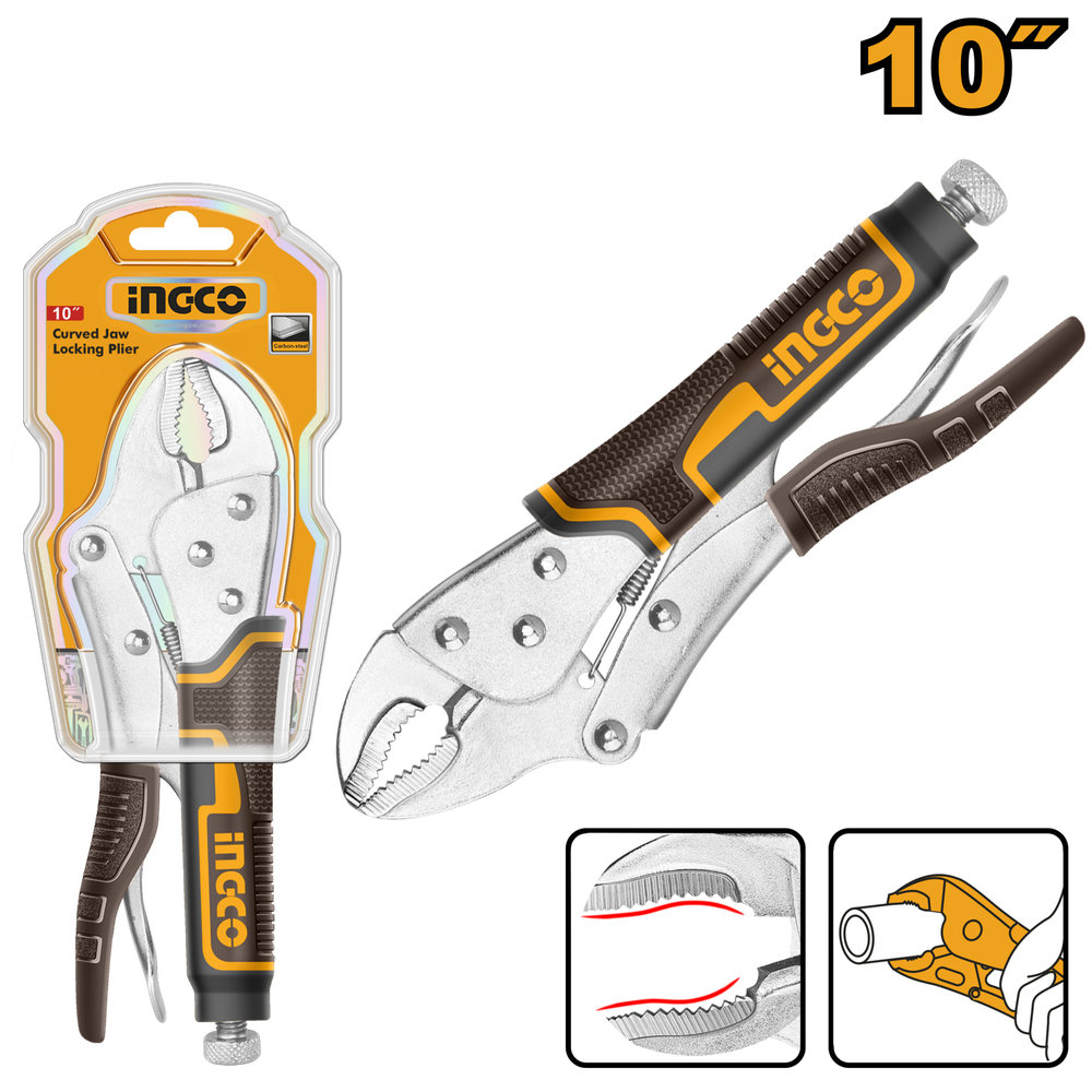 Клещи зажимные INGCO HCJLW0210 250 мм