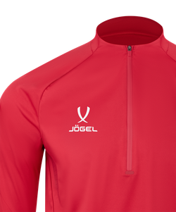 Джемпер ветрозащитный JÖGEL PREMIER PerFormPROOF 1/4 Zip Wind Top, красный