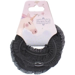 Резинки для волос в наборе 5шт «АЛИСА», цвет цвет черный, d-5,5см (Подвес Единорог)