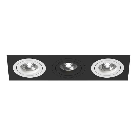 Комплект из светильника и рамки Lightstar Intero 16 (217537+217606+217607+217606) i537600706