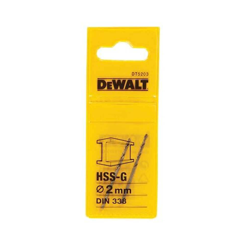 Сверло DEWALT DT5203, по металлу HSS-G, 2 x 49 x 24 мм, 2 шт.