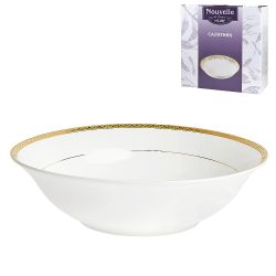 Салатник "Красота" d=23см. h=6,5см. v=1500мл. (фарфор) (подарочная упаковка)