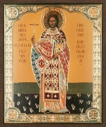 Икона "Иоанн Кочуров (Царскосельский)" 10х12 на МДФ-6