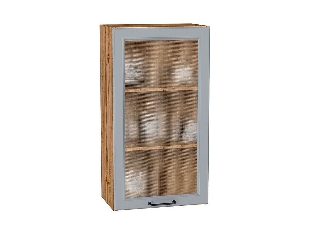 Шкаф верхний с 1-ой остекленной дверцей Ницца