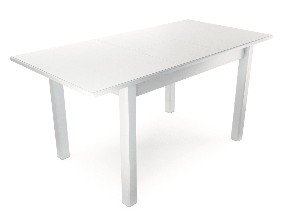 Стол Милан 2  эмаль 1200х800 (+400) (Белый) СтулБери
