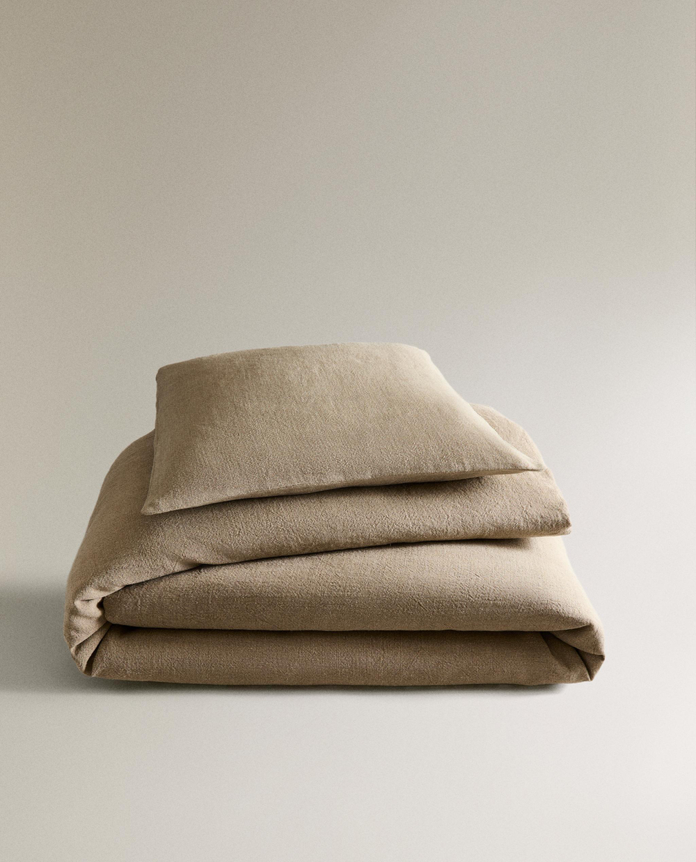 Zara Home покрывало из льна, светло-бежевый · 1170/006