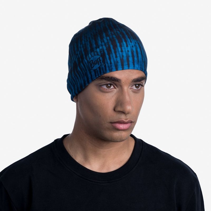 Тонкая флисовая шапочка Buff Hat Polar Microfiber Zoom Blue Фото 3