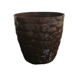 Кашпо "КАМЕШКИ" №1 1,6 л цвет шоколад