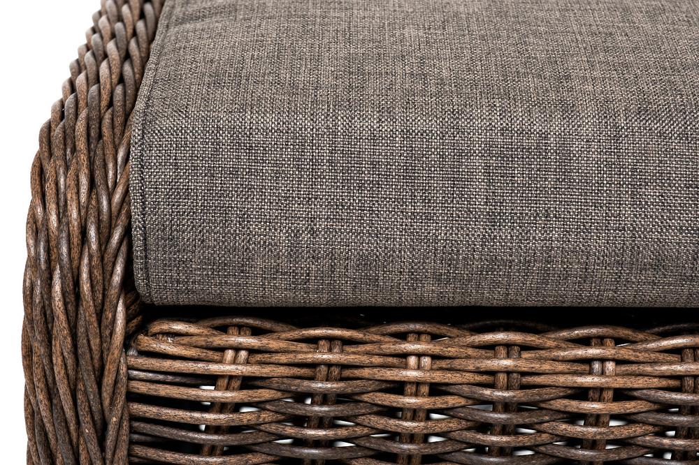 "Толедо" пуф плетеный, цвет коричневый