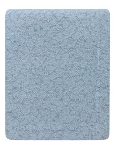 Покрывало 200x220 Luxberry Moss голубое