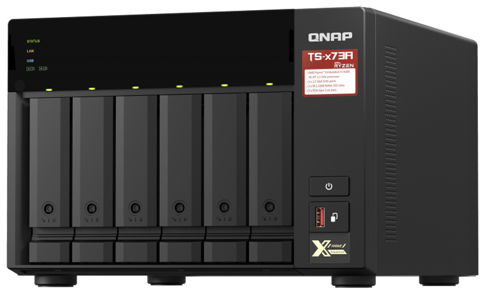 Сетевое хранилище QNAP TS-673A-8G