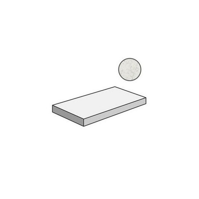 Ступень Charme Extra Carara Scalino Frontale Nat 33х60 Ang.Dx Правая