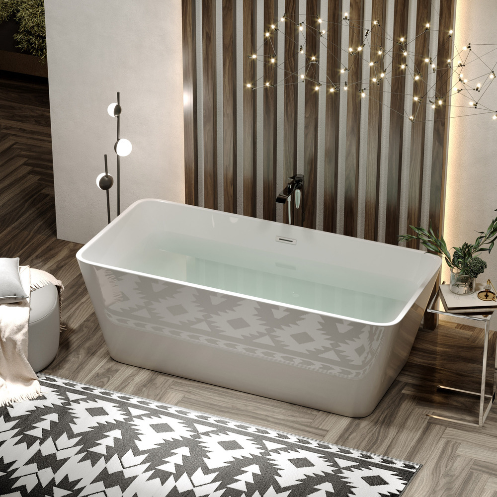 Ванна Sancos Dama акриловая отдельностоящая, белый 1700x800x580мм