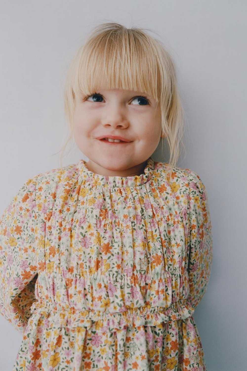 ZARA ПЛАТЬЕ С ЦВЕТОЧНЫМ ПРИНТОМ, РАЗНОЦВЕТНЫЙ