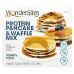 WonderSlim, протеиновая смесь для приготовления блинов и вафель, набор разных вкусов, 7 пакетиков