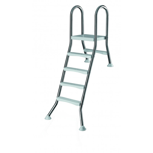 Лестница 4+1 ст. (нерж. сталь, ABS-пластик) h=1,20м.