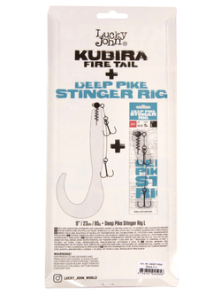 Твистер LJ 3D BBS Series KUBIRA FIRE TAIL 9,0in (22,86)/PG18 1шт.