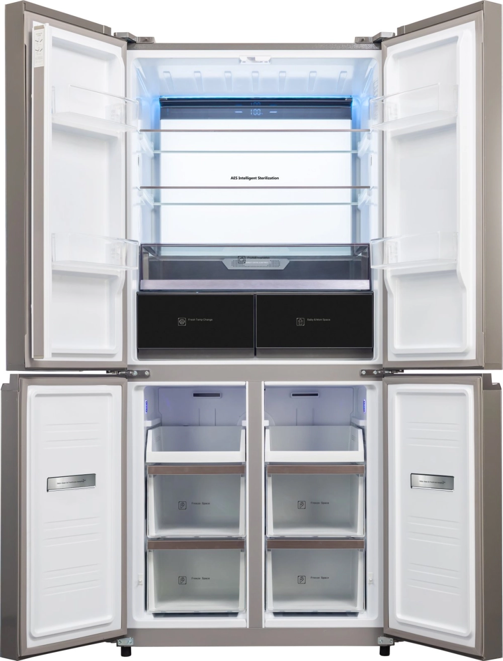 Холодильник Weissgauff INVERTER NO FROST WCD 450 XNF