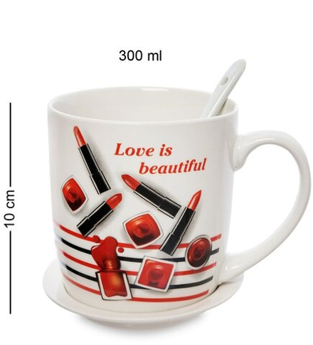 MUG-234/2 Кружка в подарочной коробке «Любовь прекрасна»