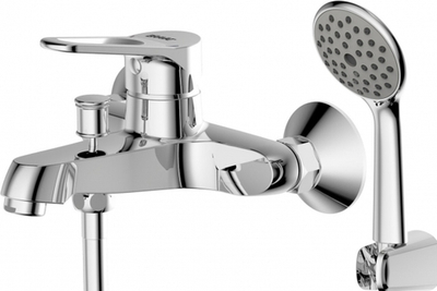 Смеситель для ванны c коротким изливом с аксессуарами Bravat Eco-D