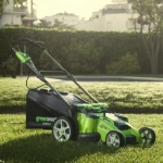 Аккумуляторная газонокосилка Greenworks G40LM49DBK8 40В (1 x 8 Ач, Быстрое ЗУ) нож 49 см, 2500207U8F