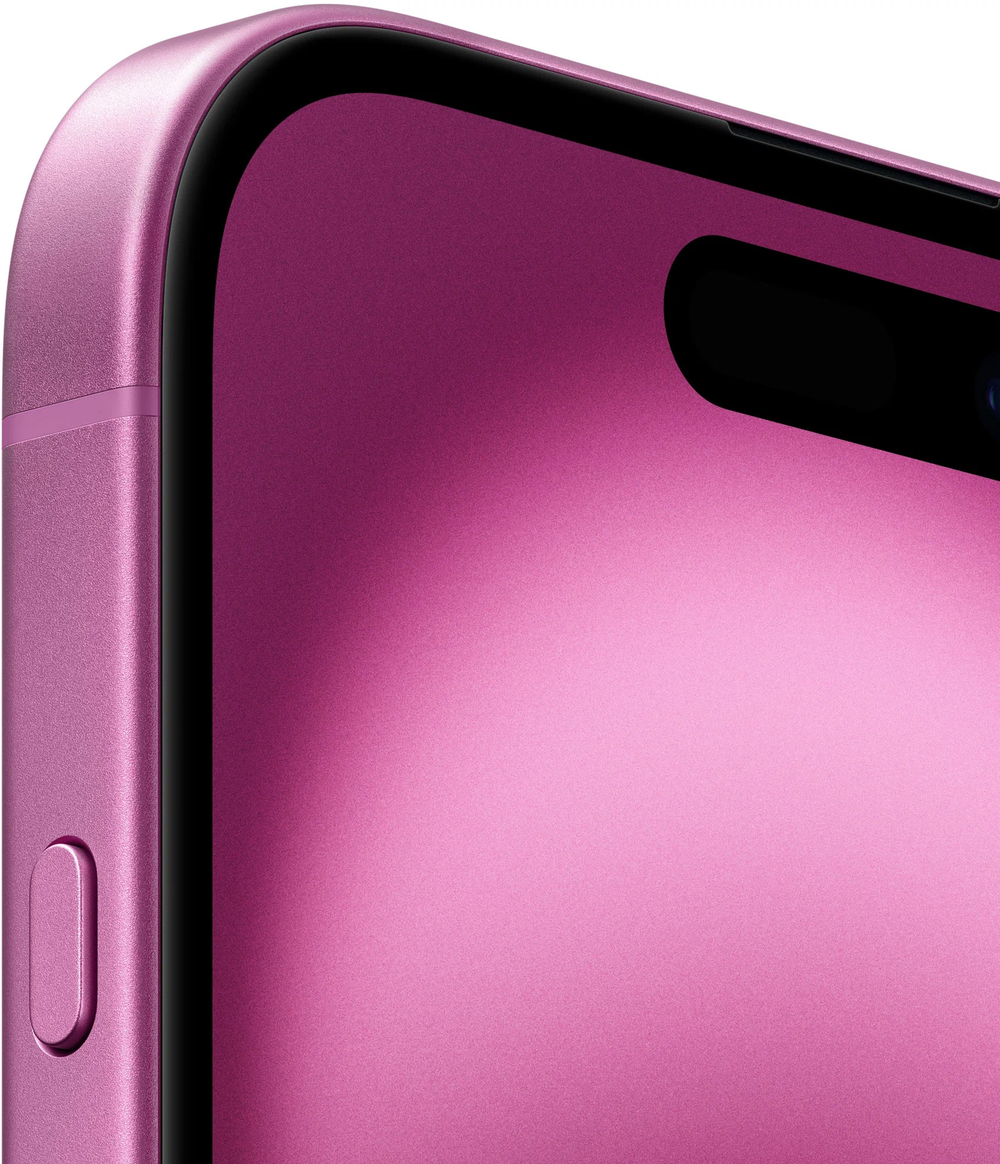 Смартфон Apple iPhone 16, 128GB, Pink (розовый), nanoSIM+eSIM
