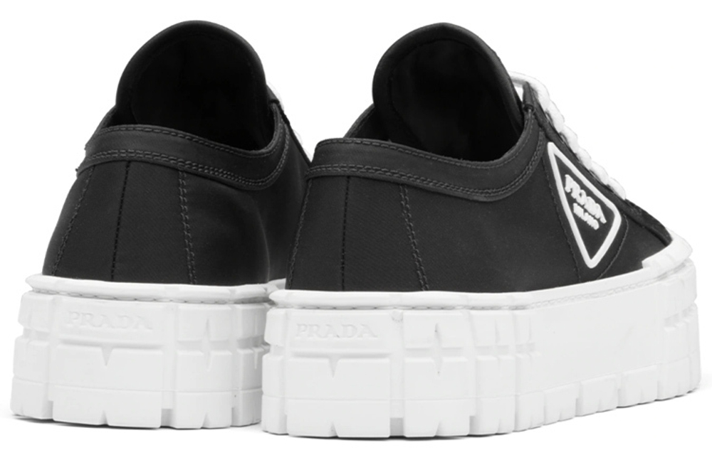 PRADA Prada Nylon Gabardine lightweight low-cut fashion sneakers women's black