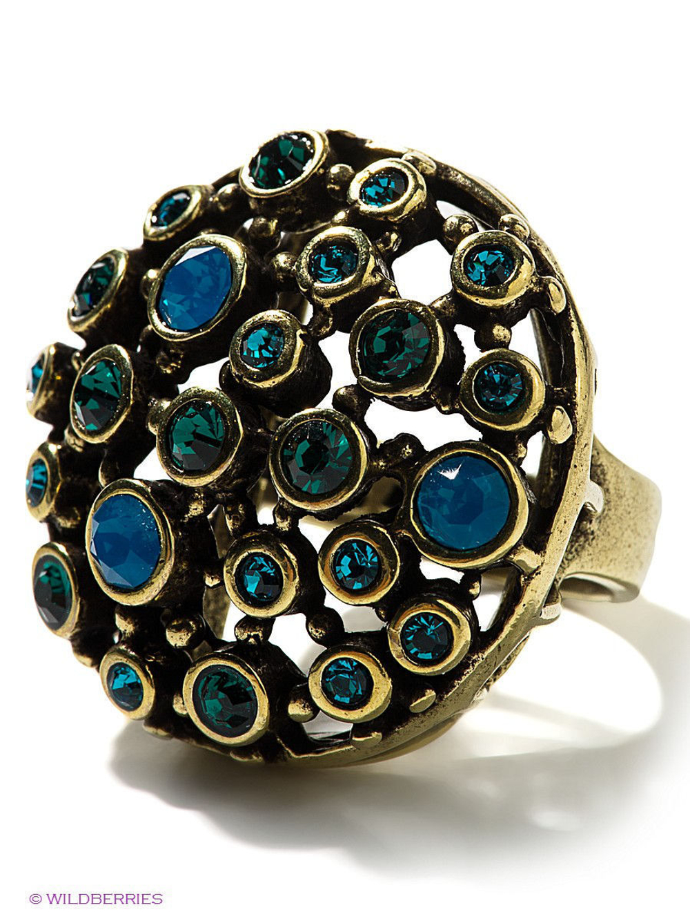 "Ланусель" кольцо в бронзовом покрытии из коллекции "Террацио" от Jenavi