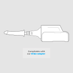 Полый фаллоимитатор 19см для адаптера Kiiroo Keon Vac-U-Lock Dildo Maturbator