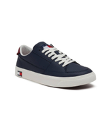 Кожаные кроссовки vulcanized Tommy Jeans - темно-синий(EM0EM01341)