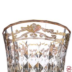 Набор стаканов для виски медов.золото TIMON Lady Diamond 270 мл