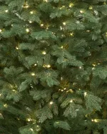 Елка с гирляндой «Русская» (Литая хвоя) 210 см / 2,1 м