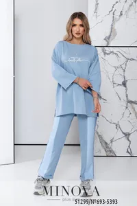 Костюм 693-5393-голубой Minova