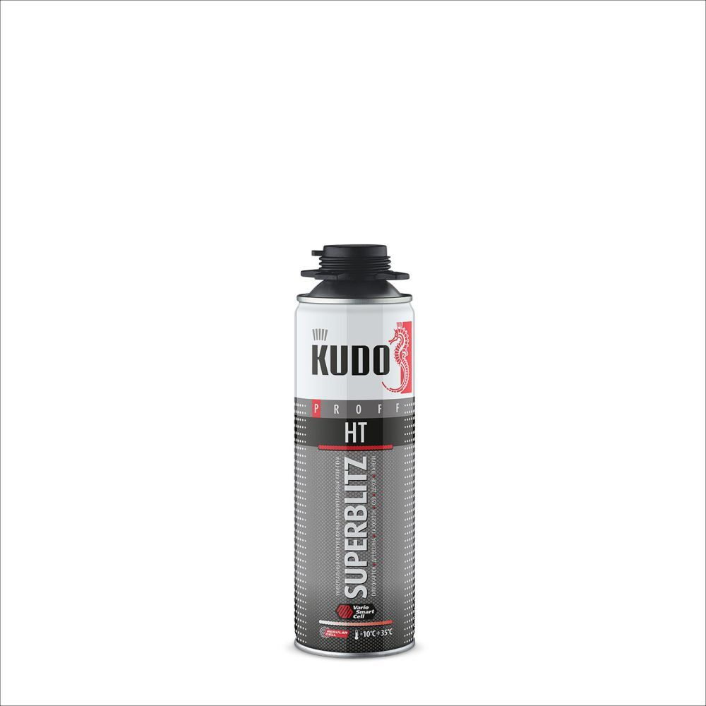 Kudo Superblitz HT Клей-Пена универсальный конструкционный профессиональный всесезонный 650мл