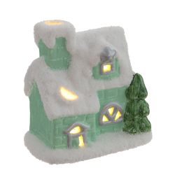 GAEM Фигурка декоративная с подветкой "Домик" (подсветка, 2xLR44), L7,5 W4,5 H7,5 см, 2в.