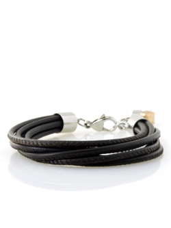 4660 Coeur de Lion элегантный браслет из кожи с маленьким кристаллом Сваровски - Parfum.cash