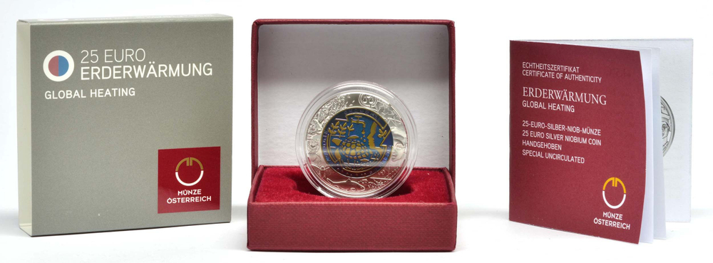 АВСТРИЯ, 2023, 25 ЕВРО [БИМЕТАЛЛ: СЕРЕБРО + НИОБИЙ]