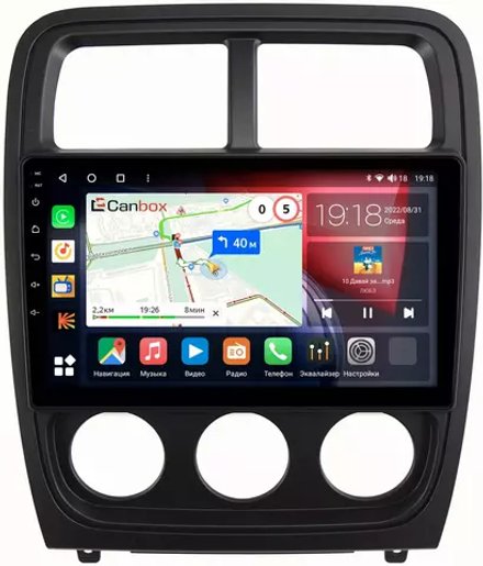 Магнитола для Dodge Caliber 2009-2012 - Canbox 9-1115 Qled, Android 10, ТОП процессор, SIM-слот