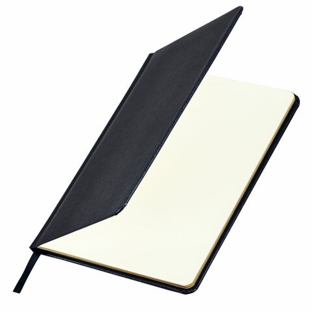 Еженедельник недатированный А5, 145х215 мм, BRAUBERG "Iguana", под кожу, 64 л., черный, 114478