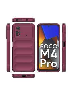 Противоударный чехол Flexible Case для Xiaomi Poco M4 Pro 4G