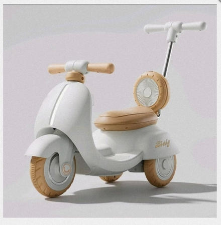 Детский електроскутер для малышей Bubago Bicly