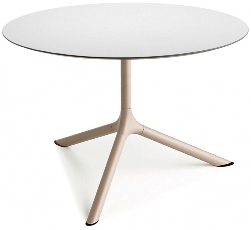 Столик ламинированный кофейный Scab Design Tripe Maxi, тортора, белый