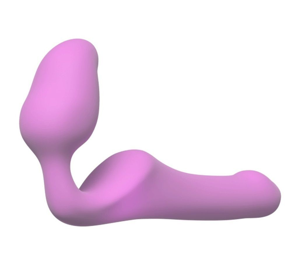 Сиреневый безремневой страпон Queens S (Цвет: сиреневый)