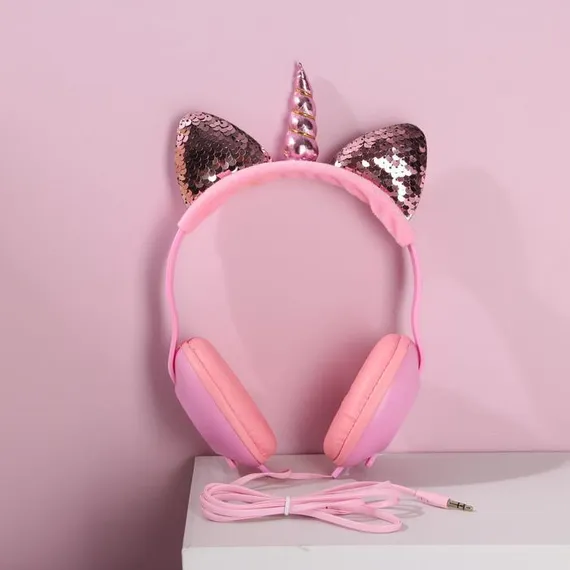 Наушники &quot;Unicorn music&quot;, модель W-01, 25 х 17,5 см